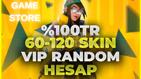 %100 TR 60-120 SKIN VİP RANDOM HESAP