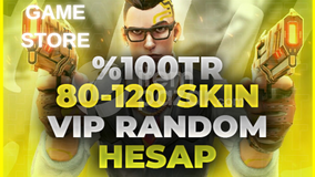%100 TR 80-120 SKIN VİP RANDOM HESAP