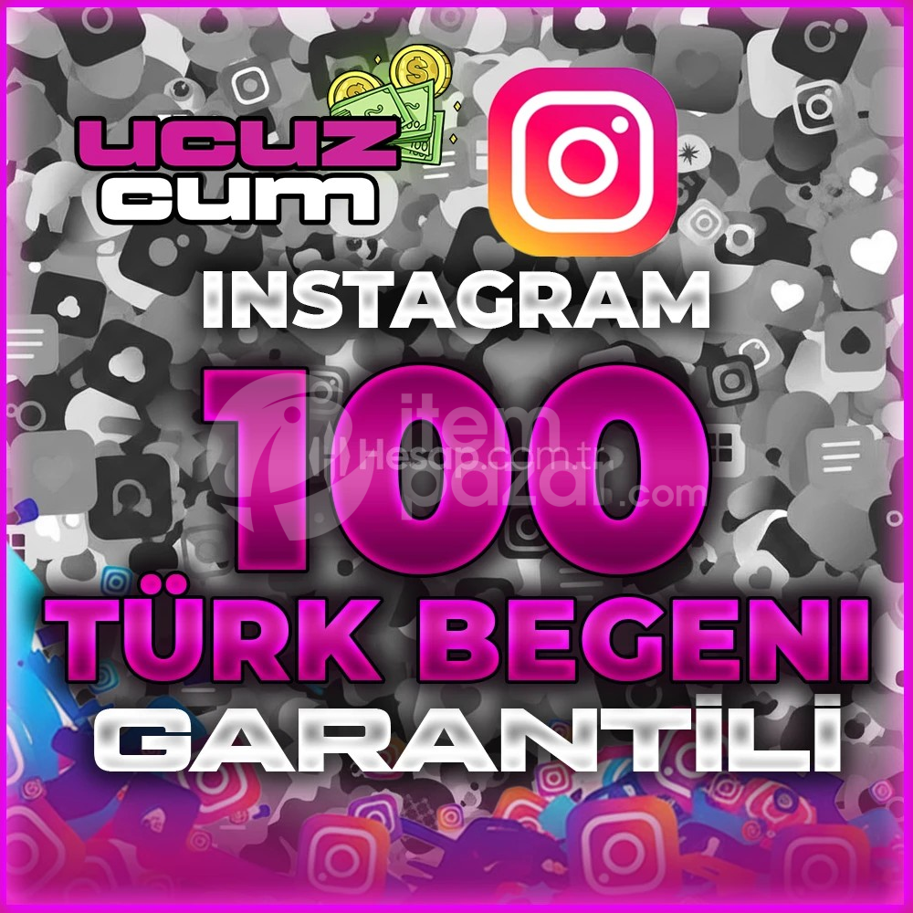 100 TÜRK BEĞENİ GARANTİLİ OTOMATİK İNSTA