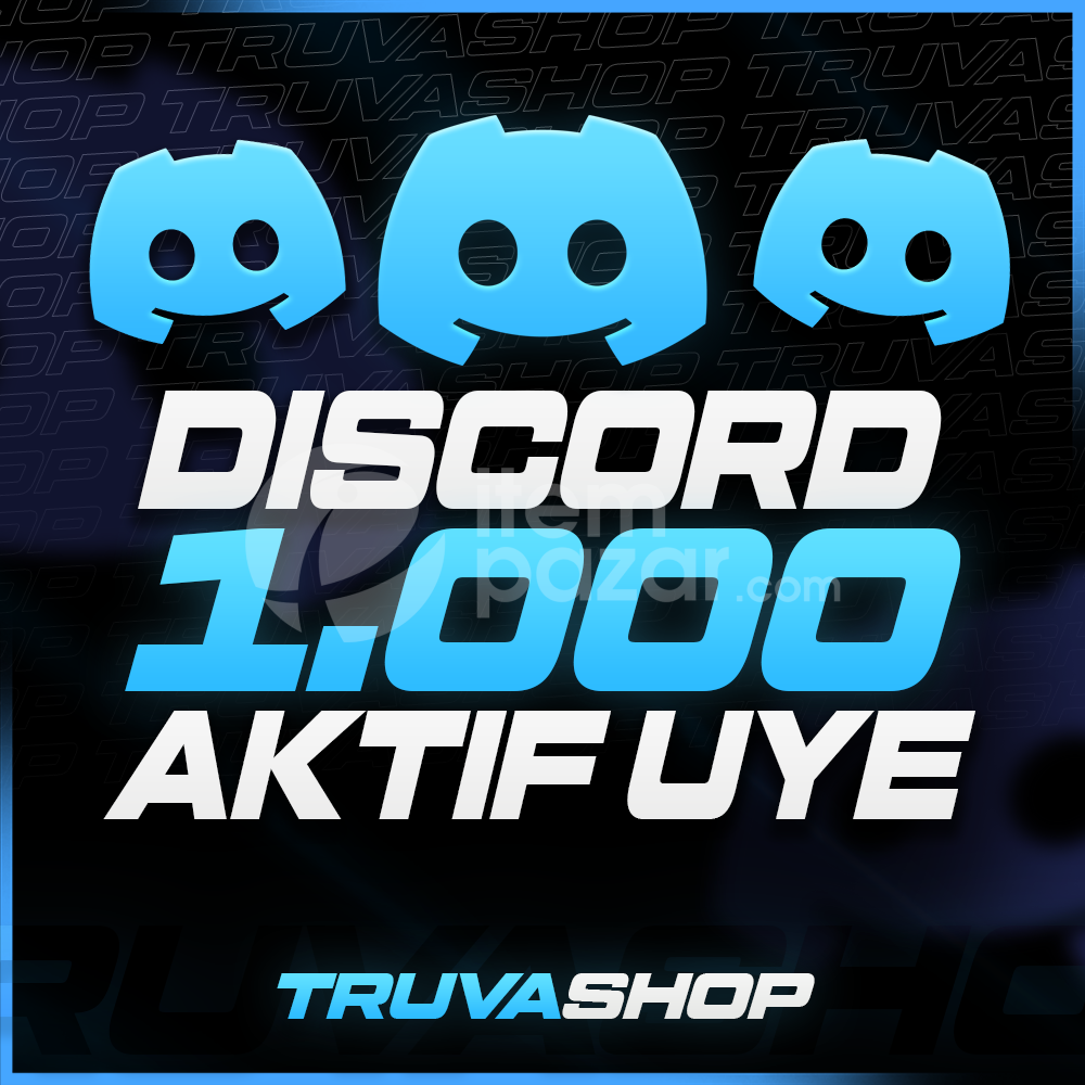 ⭐(%100) TÜRK DİSCORD 7-24 AKTİF 1000 ÜYE⭐