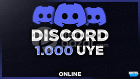 ⭐1000 Discord 7/24 Aktif Üye⚡