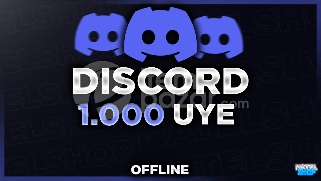 ⭐1000 Discord Offline Üye⚡