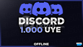 ⭐1000 Discord Offline Üye⚡