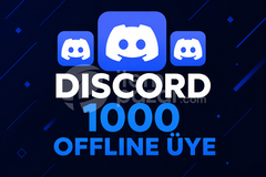 ⭐1000 Discord Offline Üye ⭐