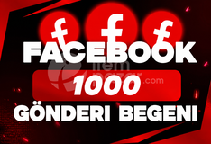 1000 Facebook Gönderi Beğeni |Hızlı Teslim 