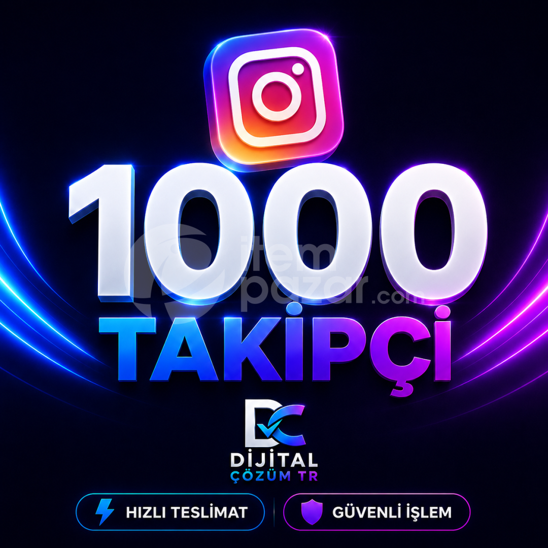 ⚡ 1000 TAKİPÇİ INSTAGRAM ✅