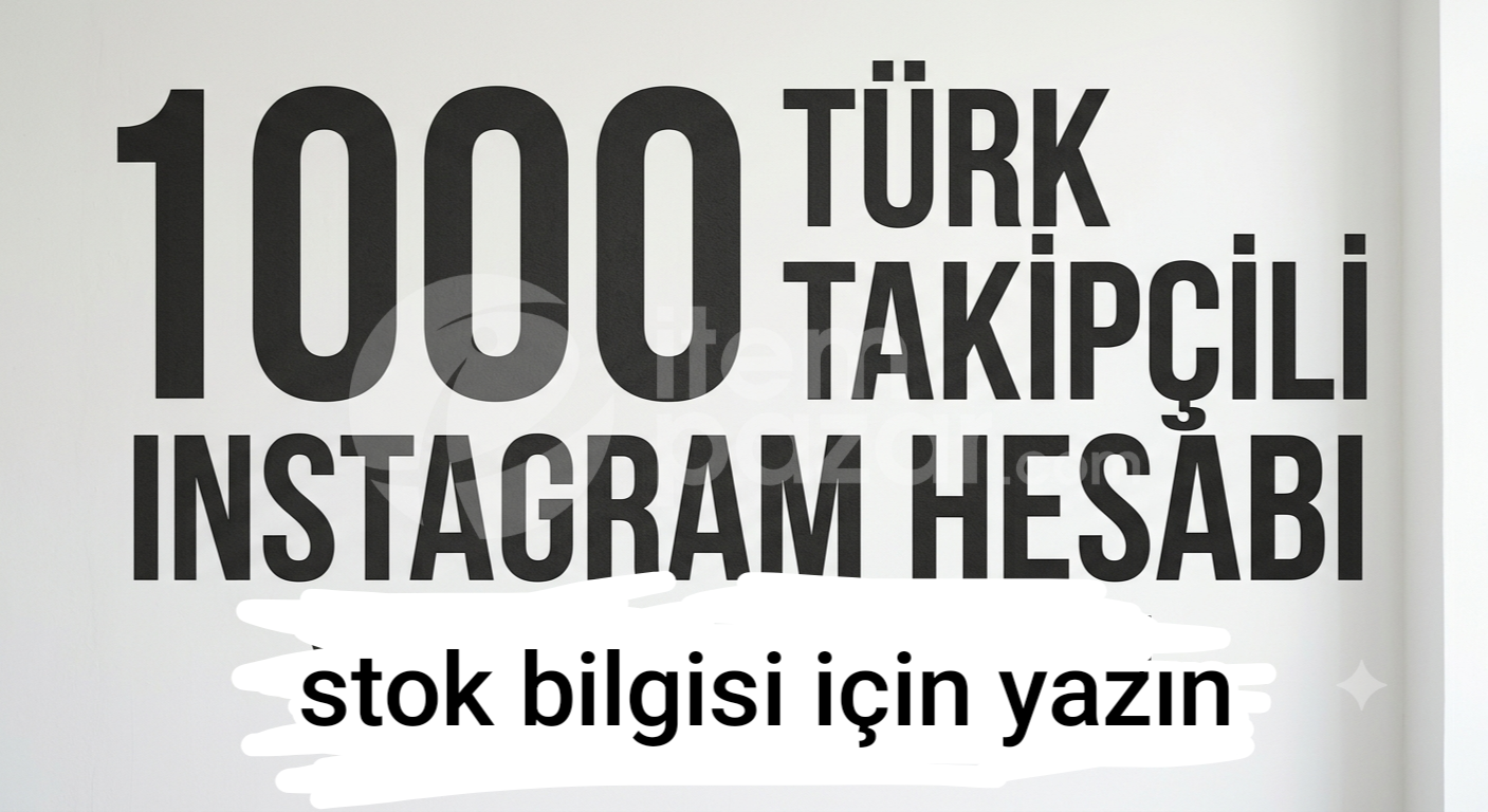 +1000 takipçili Instagram hesabı 