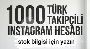 +1000 takipçili Instagram hesabı 