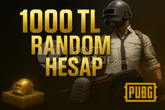 1000 TL MUKEMMEL GARANTI PUBG MOBİLE HESAP