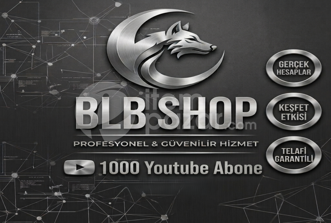 1000 YouTube Abone | BLB SHOP