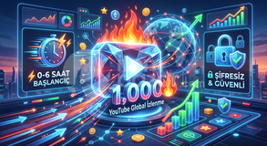 ? 1.000 YouTube Global İzlenme | ⚡ 0-6 Saat