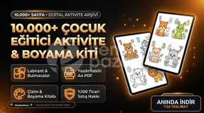 10.000+ Çocuk Eğitici Aktivite & Boyama Kiti