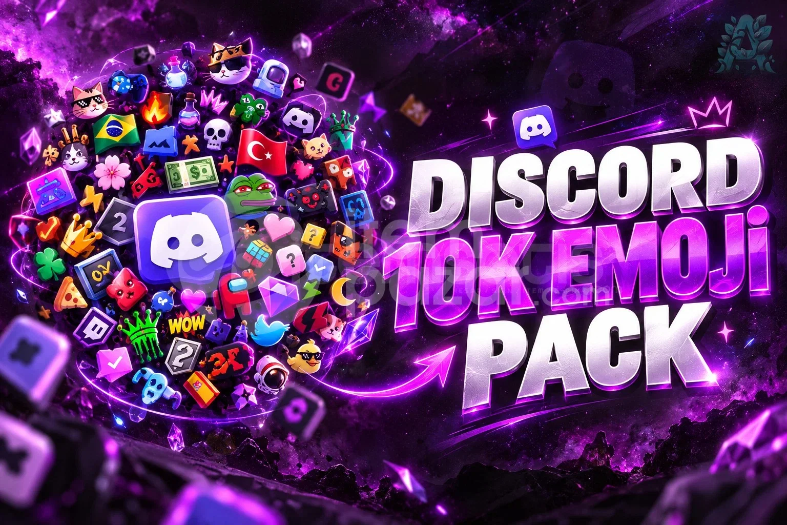 10.000+ Discord VIP Emoji Pack V3