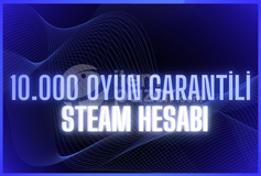 ⭐10.000 OYUN GARANTİLİ STEAM HESABI⭐