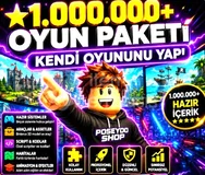 1000000 PREMIUM OYUN PAKETİ Kendi Oyunun