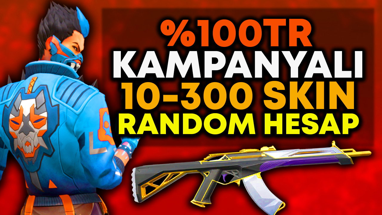 100TR 10 120 SKİN GARANTİLİ VİP HESAP