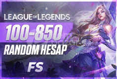 ⭐%100TR/EUW⚡100-850 SKİNLİ RANDOM HESAP⚡
