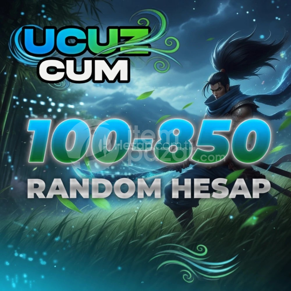 %100TR LOL 100-850 SKİN RANDOM HESAP