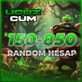 %100TR LOL 150-850 SKİN RANDOM HESAP