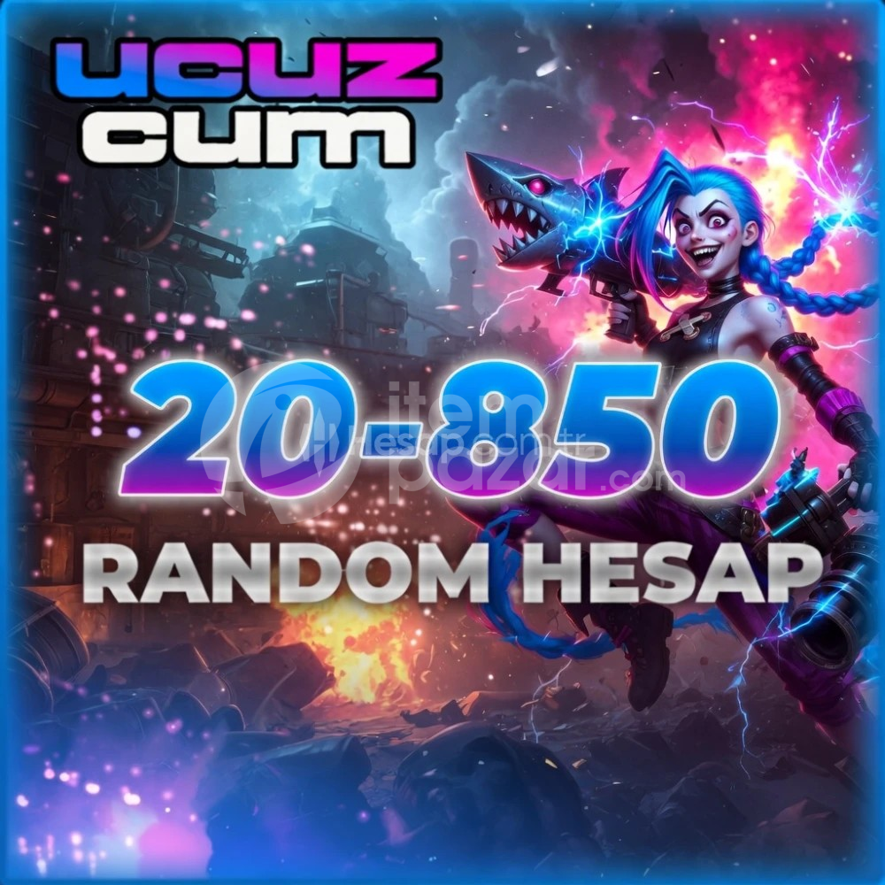 %100TR LOL 20-850 SKİN RANDOM HESAP