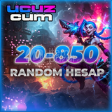 %100TR LOL 20-850 SKİN RANDOM HESAP