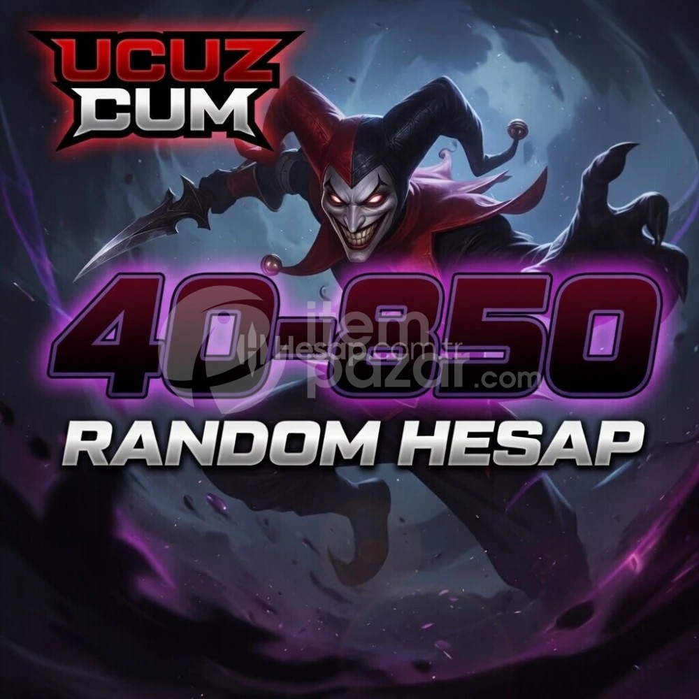 %100TR LOL 40-850 SKİN RANDOM HESAP