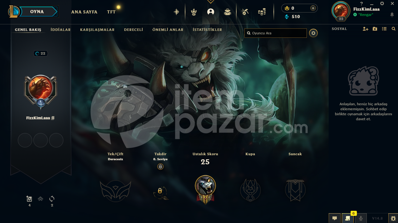 %100TR MAİL DEĞİŞEN 22 LEVEL FRESH HESAP