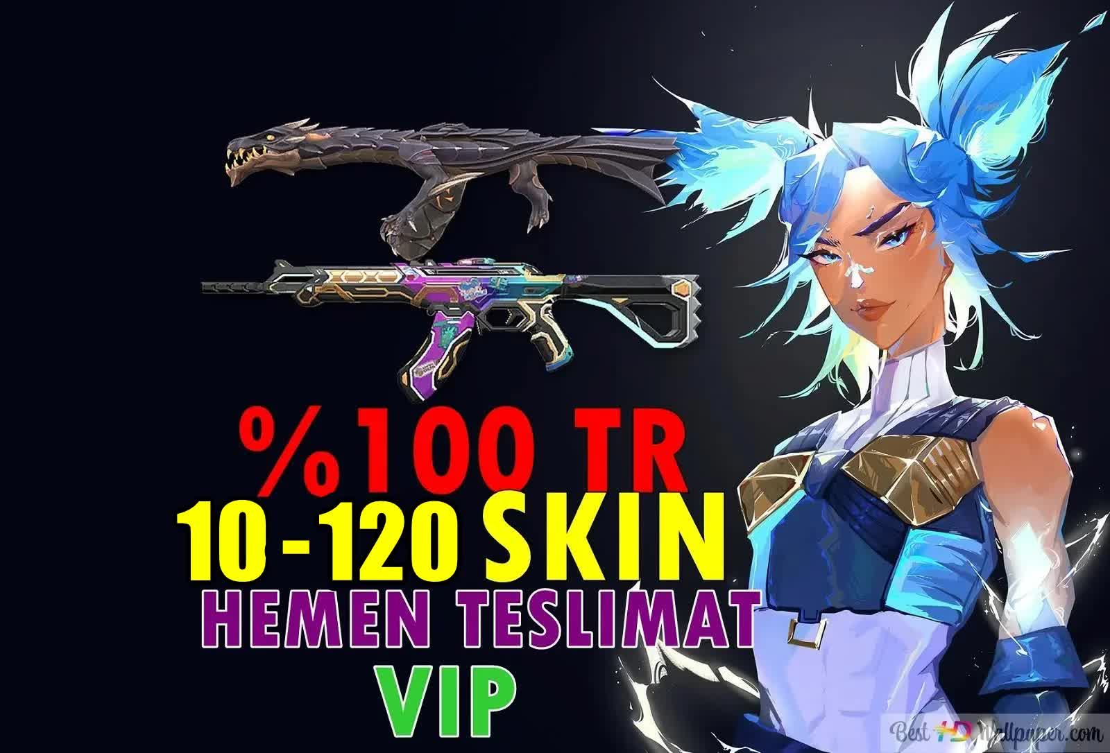 %100TR Valorant 10-120 Skinli Hesaplar