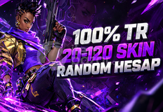 ⭐%100TR⚡VALORANT 20-120 SKİN RANDOM HESAP⚡