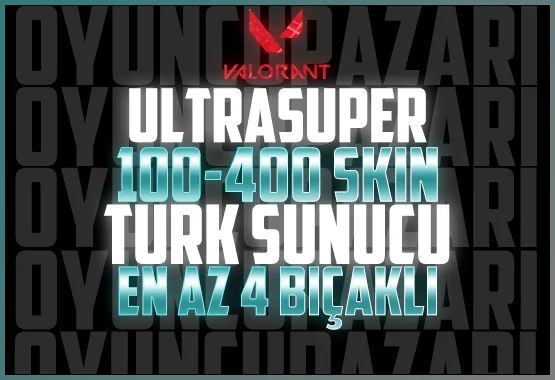 %100TR ULTRASUPER 100-400 SKİNLi RANDOM HESAP