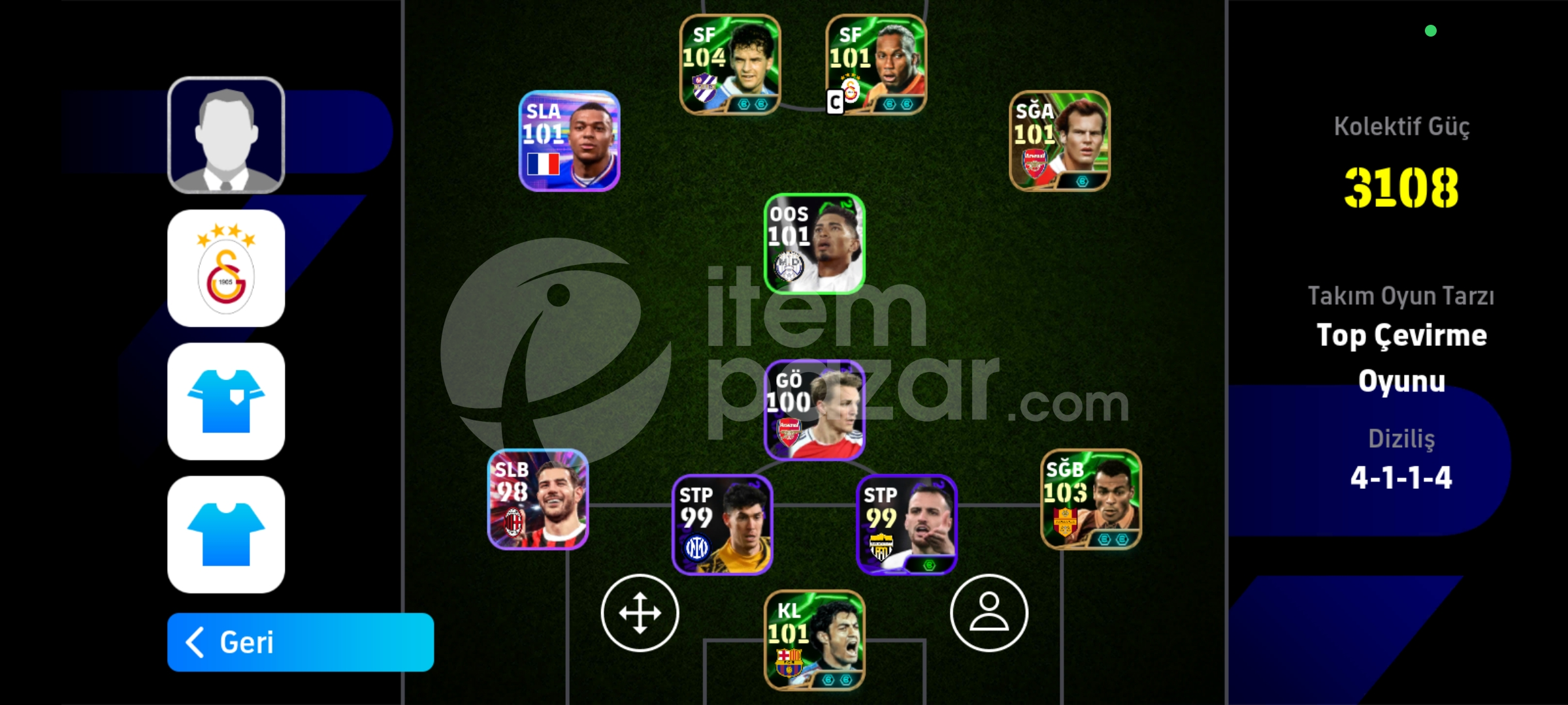 105 BAGGİO 104 CAFU