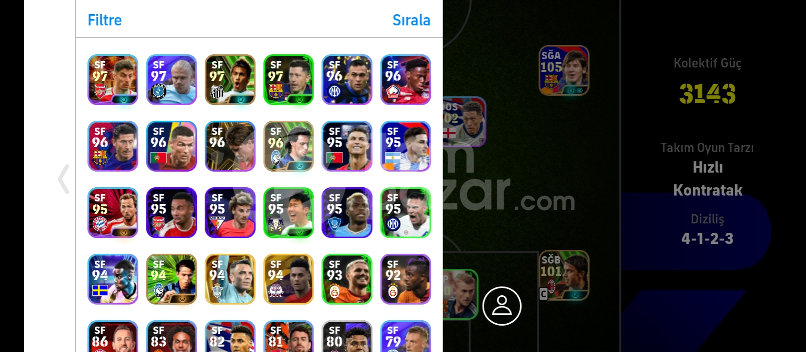 105 messili Acil satılık Hesap!! 