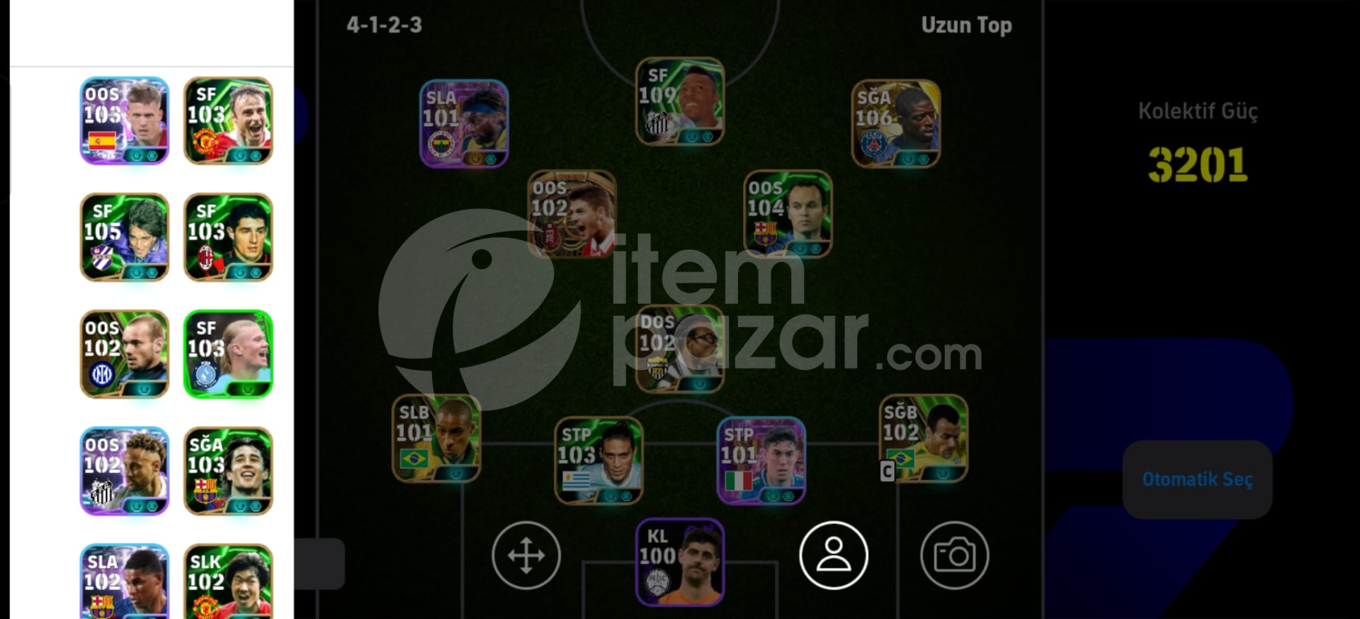 106 Dembele 109 Pele