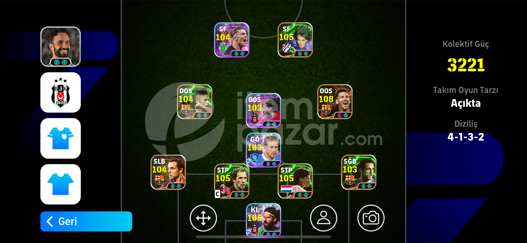 108 bombacı messi 3221 kg tek bağ main