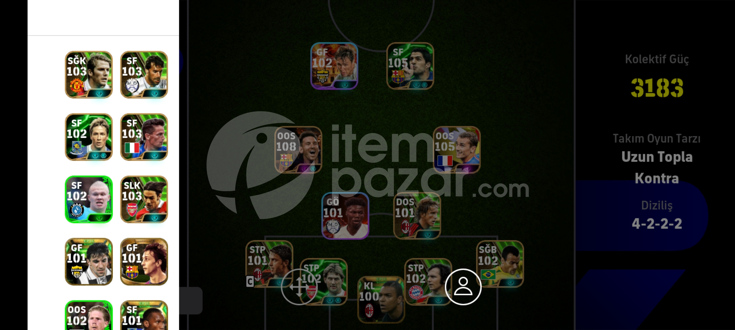 108 Messi 105 Suarez bombacı mükemmel 