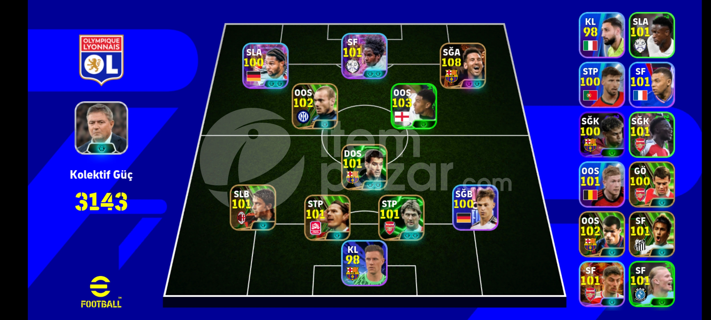108 messi Fiyatta anlaşılır ilk mail
