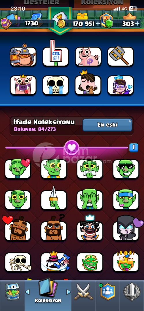 10k kupalı 21 evrim 5 kahramanlı hesap 