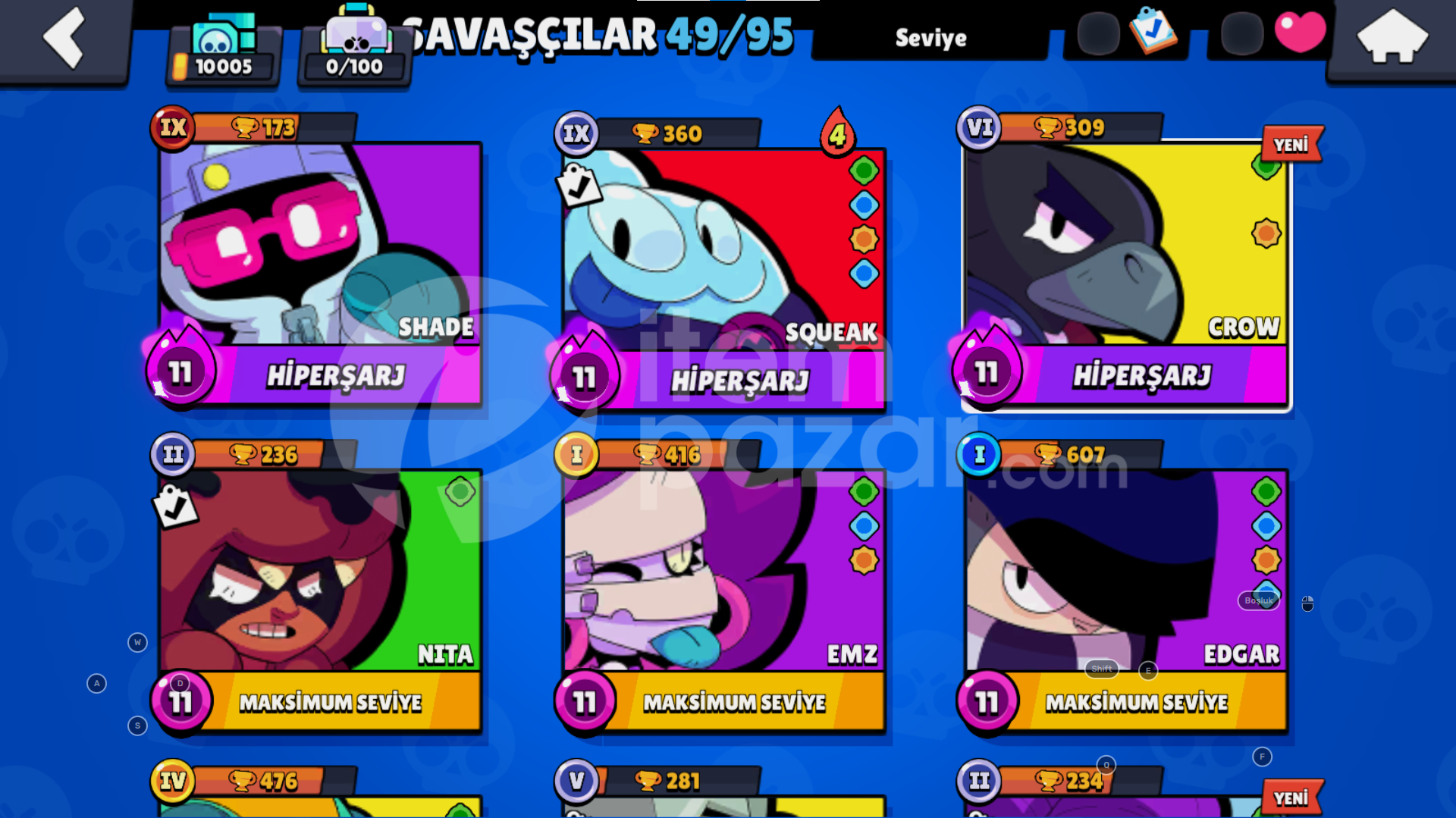 10K MEKA CROW MUU!!⭐95+SKİN⭐49/95