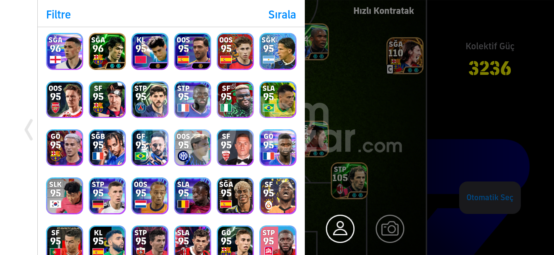 110messi 108hazard tek bag gmail ile verilecek