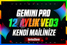 12 Ay Gemini Pro + Antigravity Kendi Mailinize