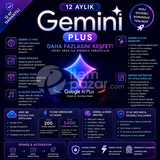 12 Aylık Gemini Plus - Kendi Hesabınıza!