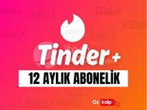 12 Aylık TİNDER+ PREMİUM Üyelik KODU / TR KOD