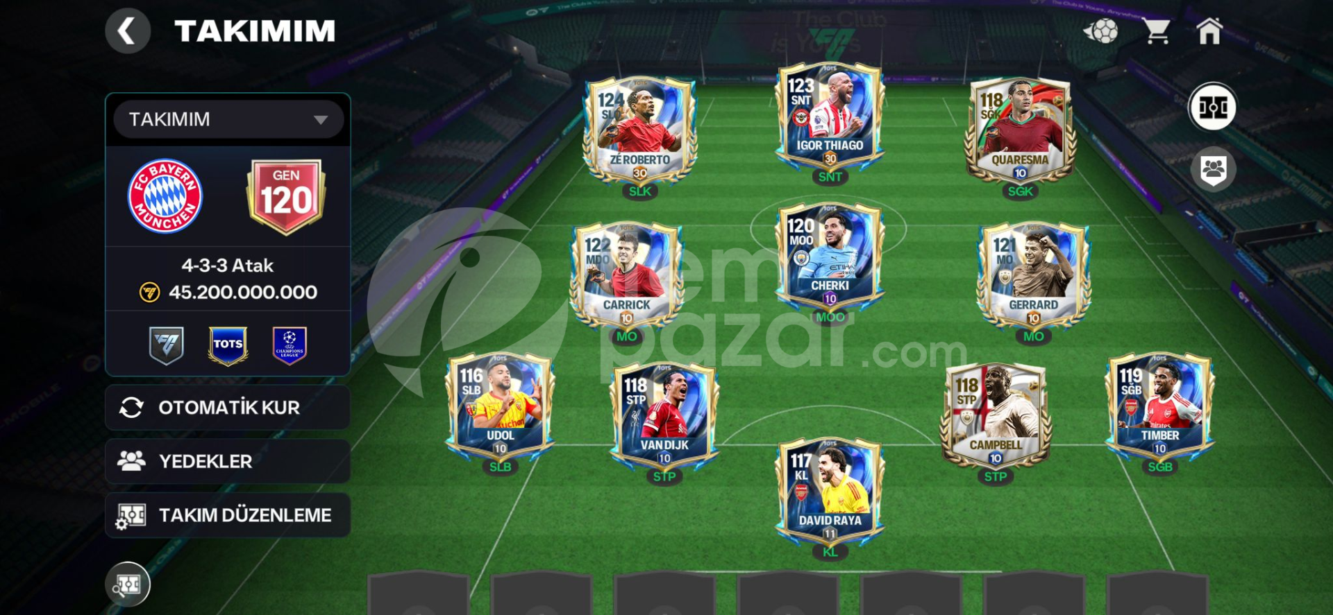 120 GEN 119 ZE ROBERTO FC MOBİL