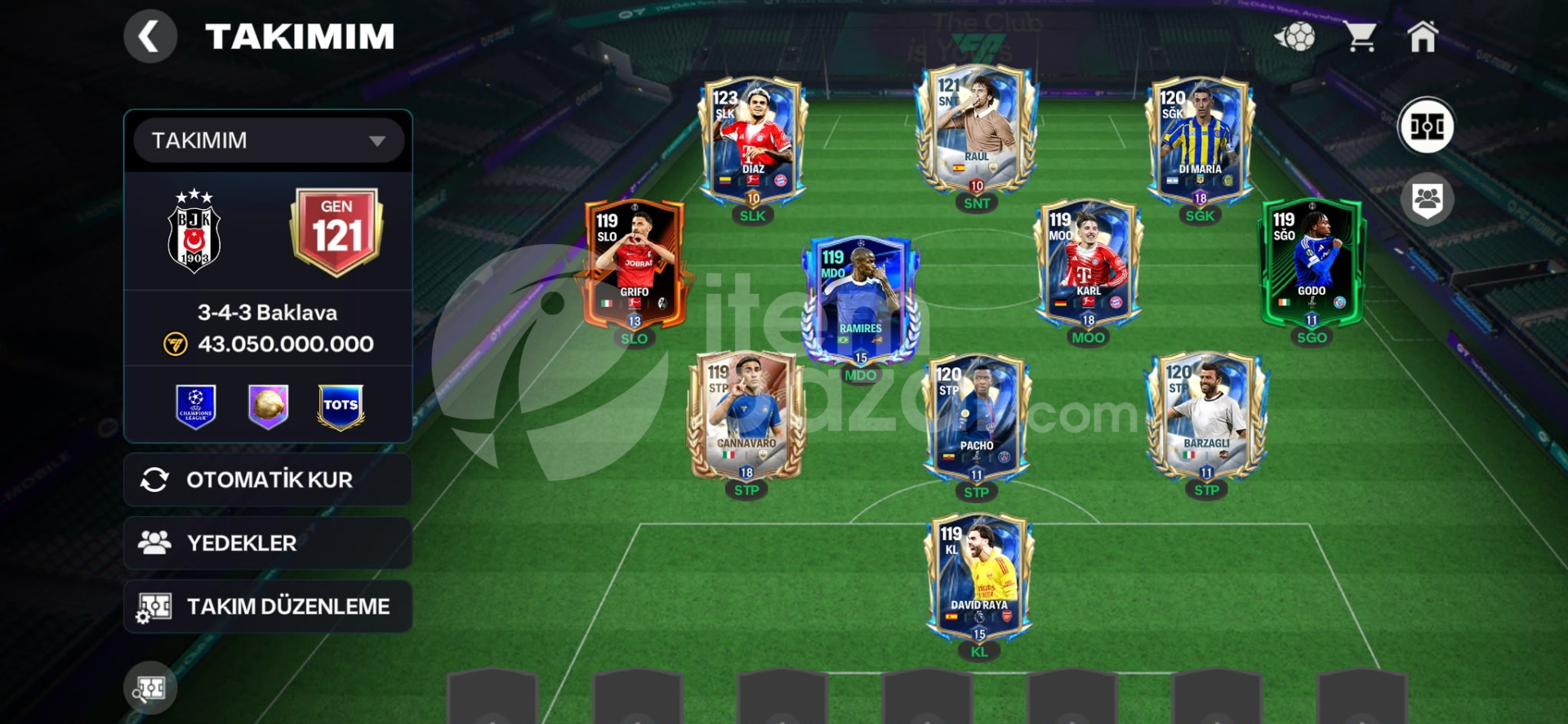 121 GEN 118 DİAZ FC MOBİL