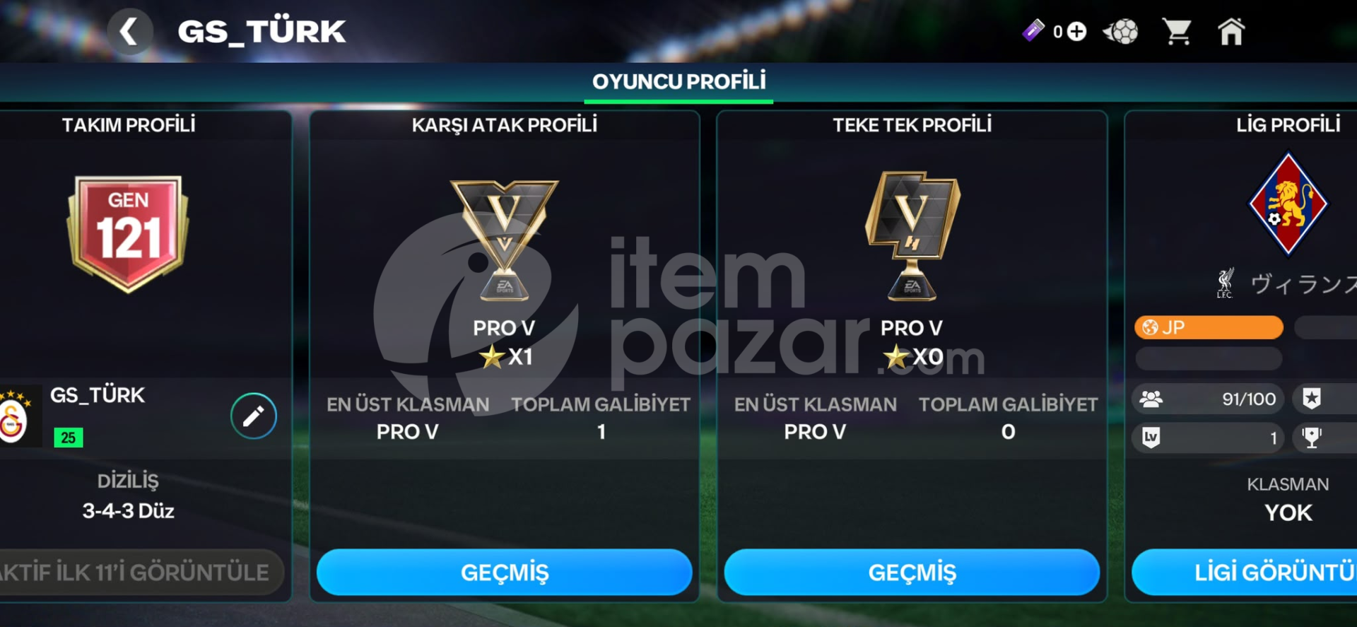 121 GEN 120 FERNANDES FC MOBİL