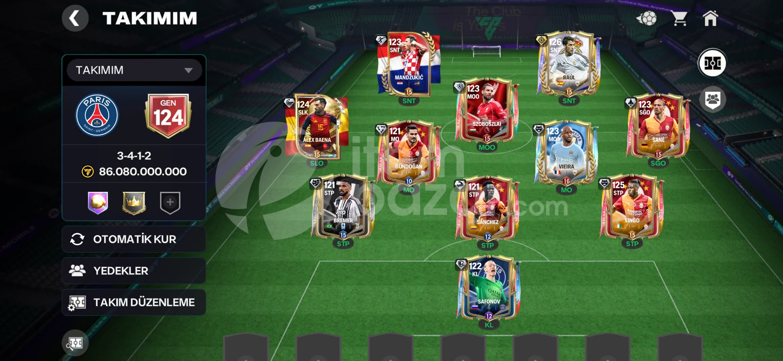 124 GEN 121 RAUL FC MOBİL