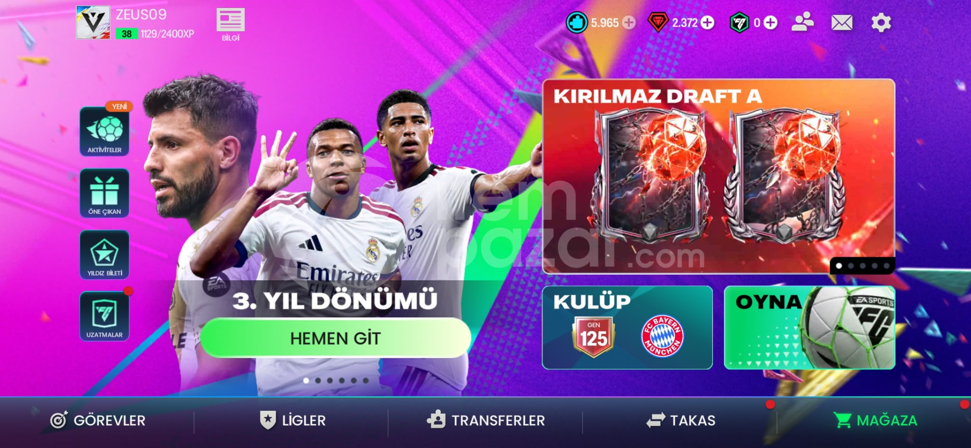 125GEN 121 DEBRUYNE FC MOBİL