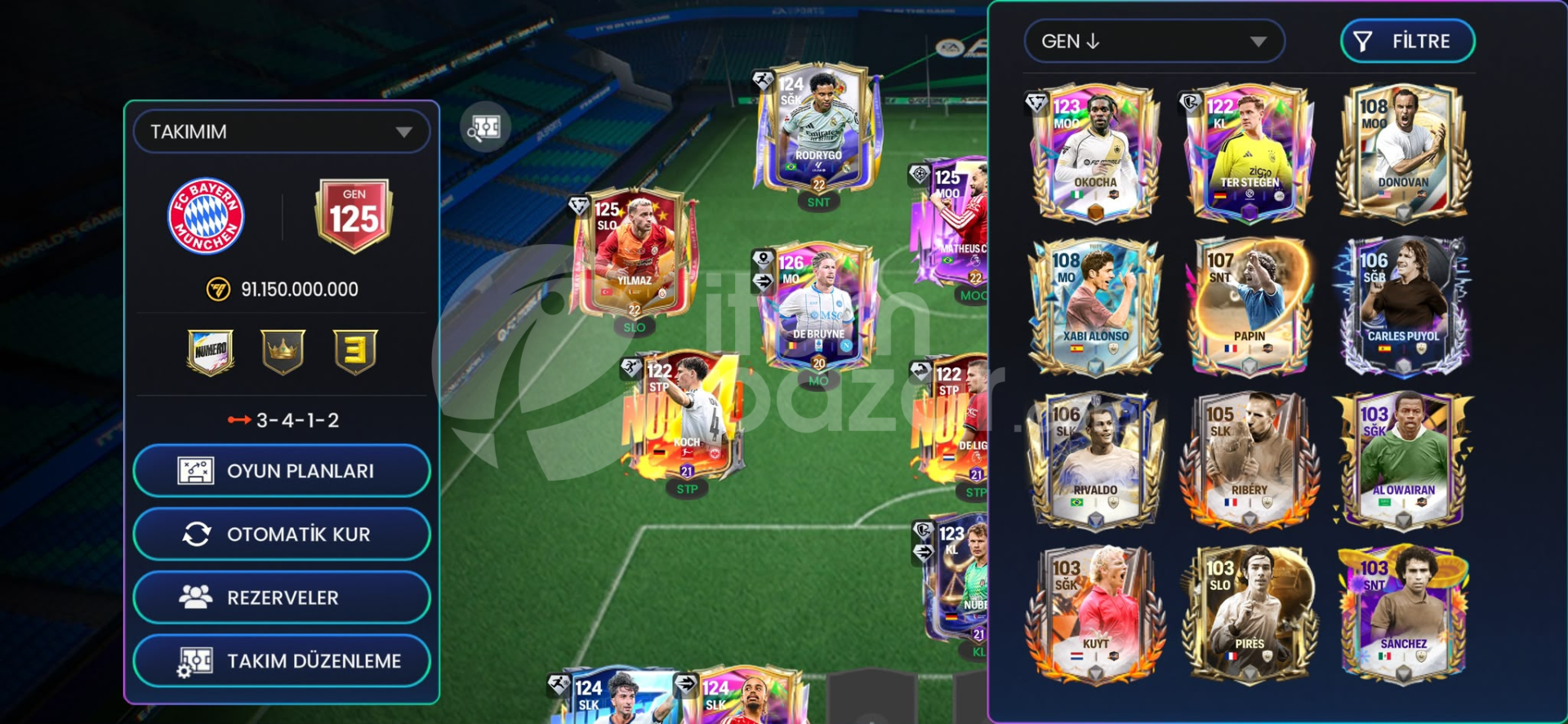 125GEN 121 DEBRUYNE FC MOBİL