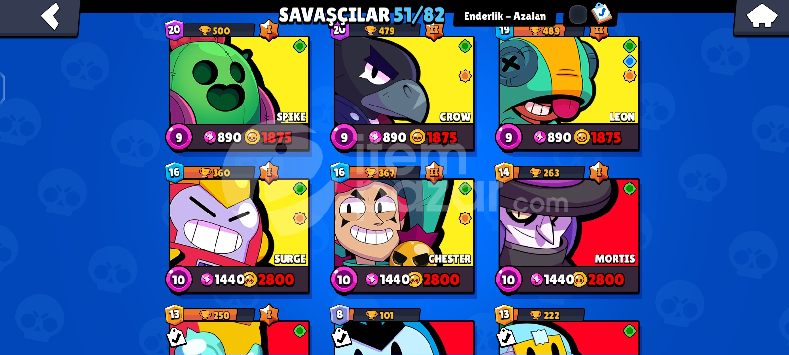 13K LEON SPİKE CHEATER CROW SURGE HESAP 89 TL