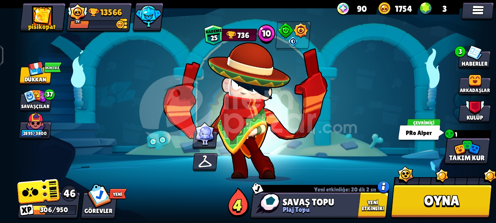 13K LEON SPİKE CHEATER CROW SURGE HESAP 89 TL